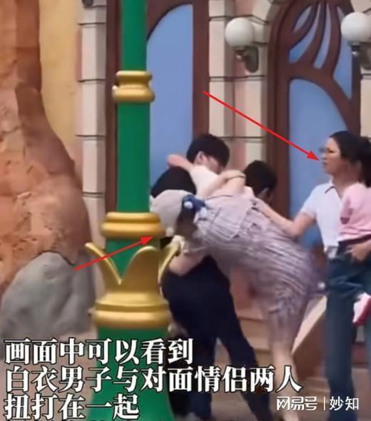 者爆细节原因披露警方通报来了上海迪士尼情侣打架后续：目击(图15)